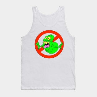 Slimer cute creepy cartoon ghost Tank Top